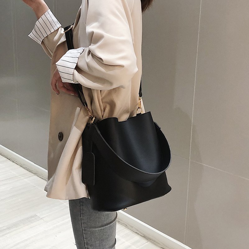 Crossbody Bucket Bag