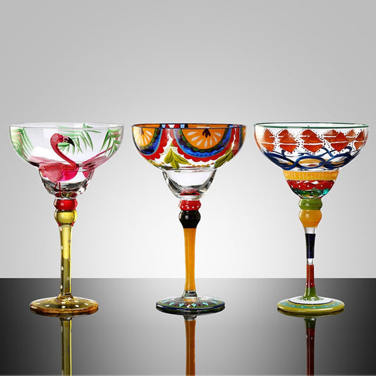 Handmade Festive Cocktail Glasses