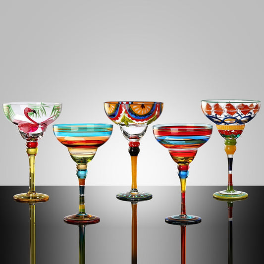 Handmade Festive Cocktail Glasses