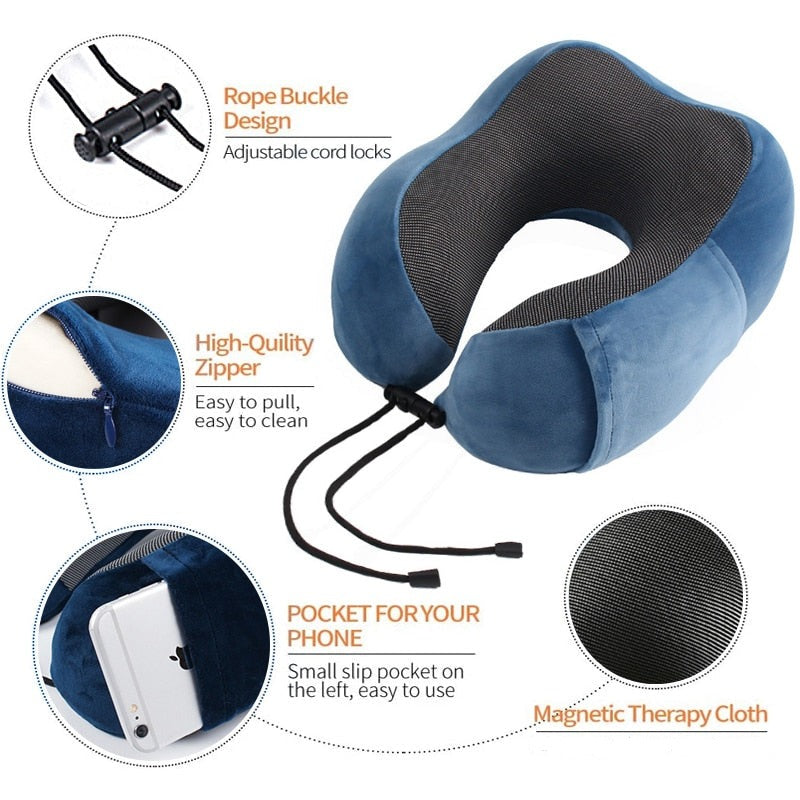 U Shaped Travel Memory Foam Pillow