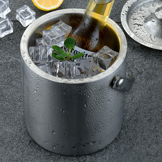 1.6L Stainless Steel Ice Bucket Insulated with Lid