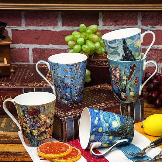 Van Gogh Inspired Mug Collection Bone China