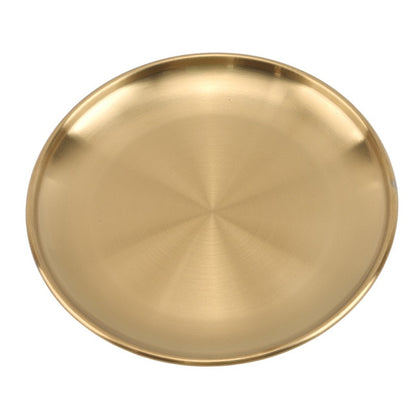 Classic gold serving plates