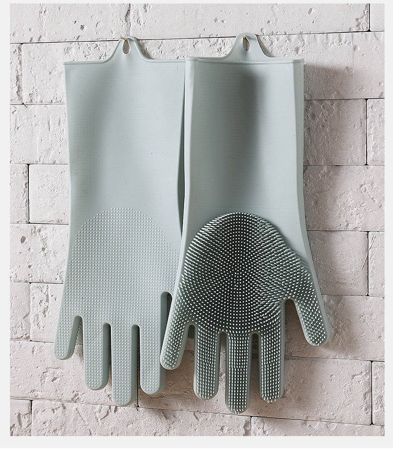 Magic Silicone Dishwashing Gloves