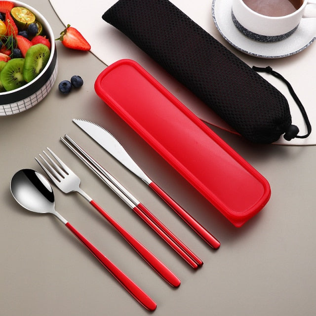 Travel Stainless Steel Cutlery Kit