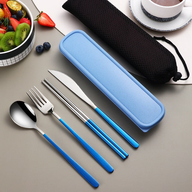 Travel Stainless Steel Cutlery Kit