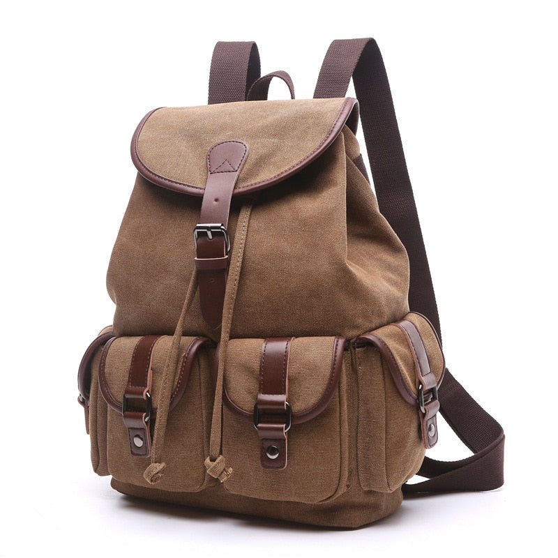 Canvas Drawstring Backpack