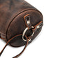 Vintage Genuine Leather Women's Bag  - Cylindrical Crossbody