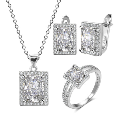 Cubic Zirconia Jewellery Set