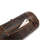 Vintage Genuine Leather Women's Bag  - Cylindrical Crossbody