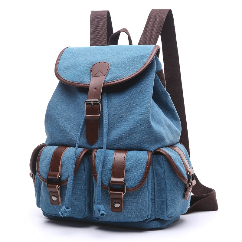 Canvas Drawstring Backpack