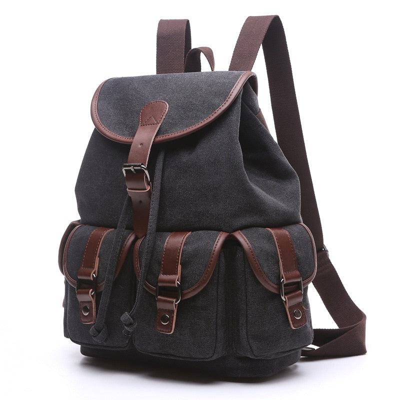 Canvas Drawstring Backpack