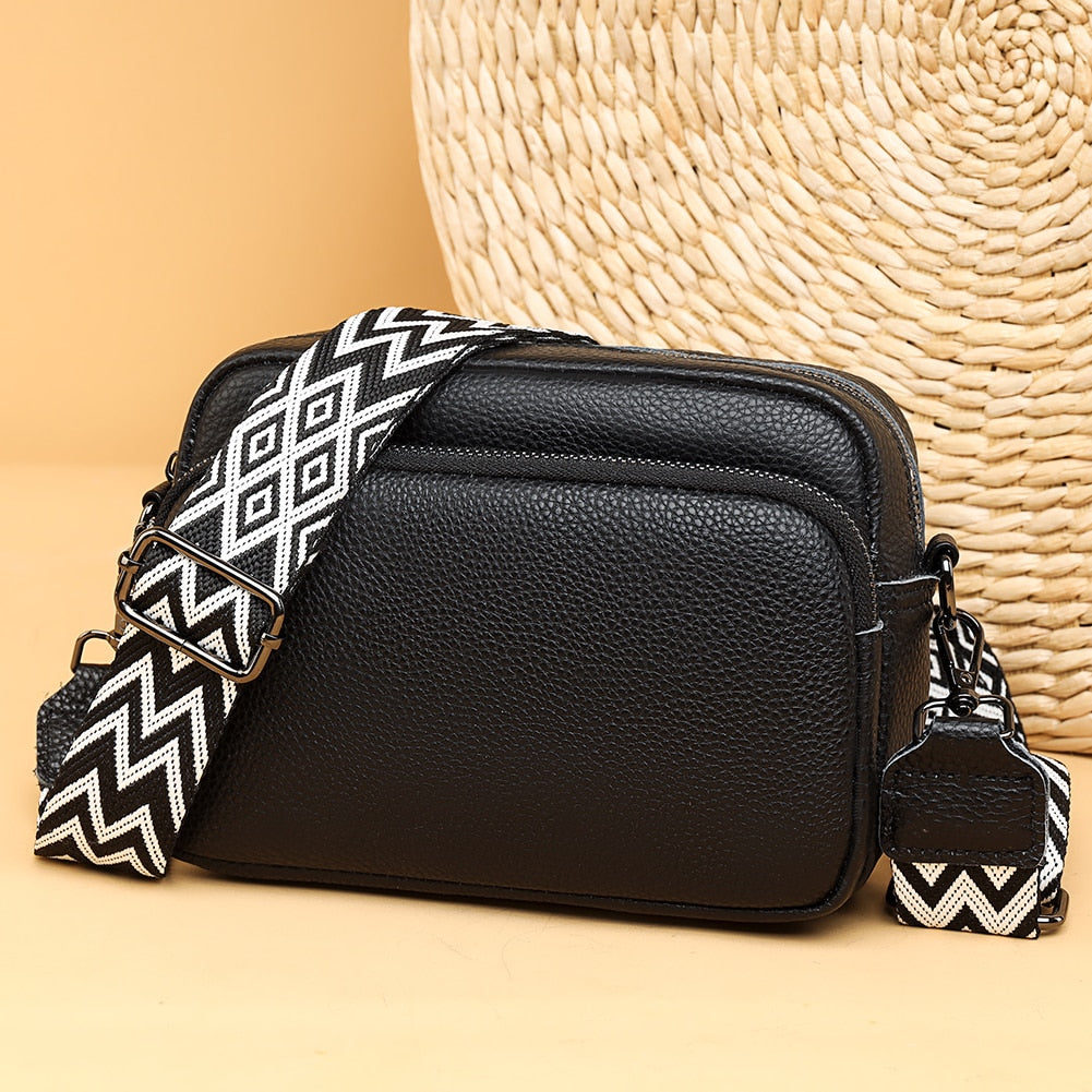 Double Zip Crossbody Bag