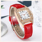 2Pcs Set Women Diamond & Quartz Watch and Bracelet