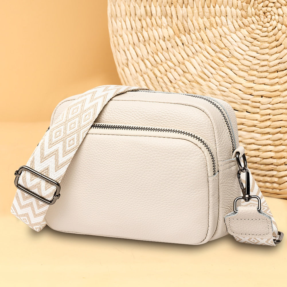 Double Zip Crossbody Bag