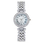 Diamond Quartz Watch and Tennis Bracelet Set