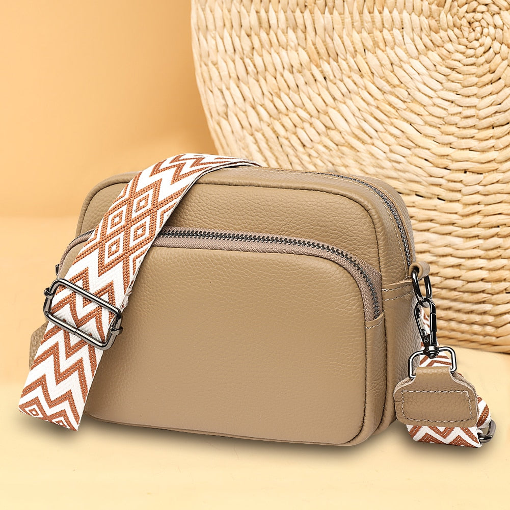 Double Zip Crossbody Bag