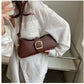 Belt Buckle Style Shoulder Bag