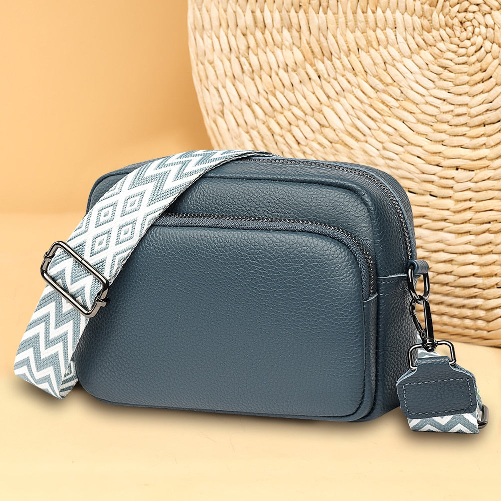 Double Zip Crossbody Bag