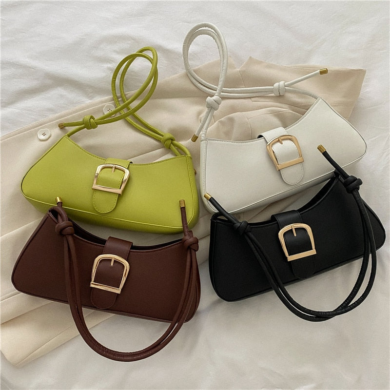 Belt Buckle Style Shoulder Bag