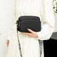 Double Zip Crossbody Bag