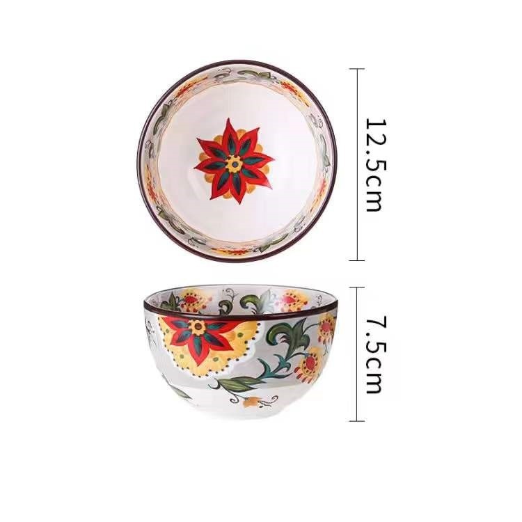 Bohemian Ceramic Bowl Collection