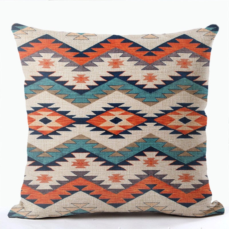 Moorish Style Linen Cushions Case