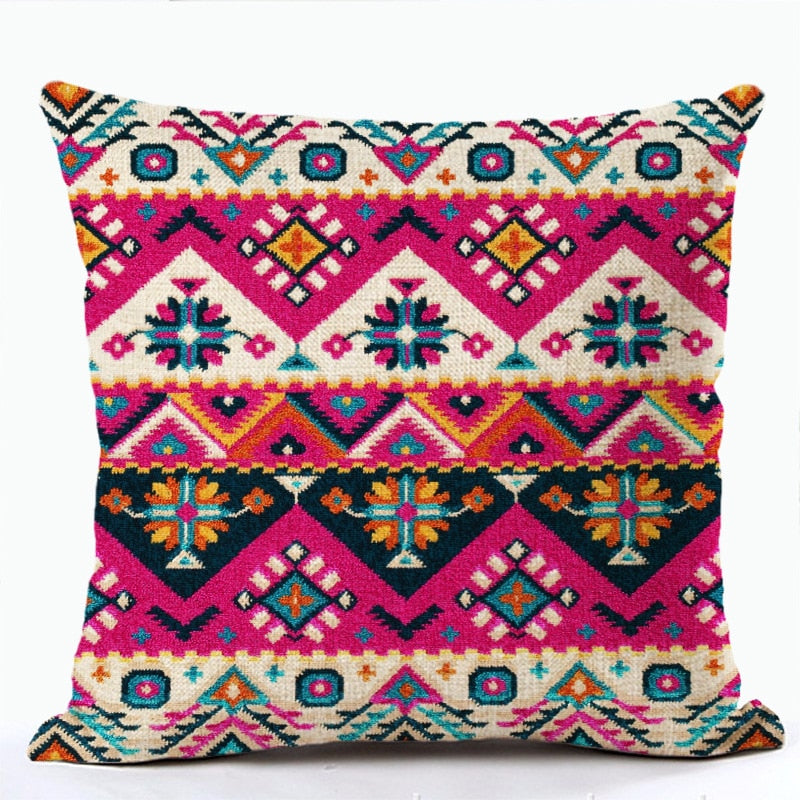 Moorish Style Linen Cushions Case