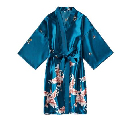 Satin Kimono Night Gown