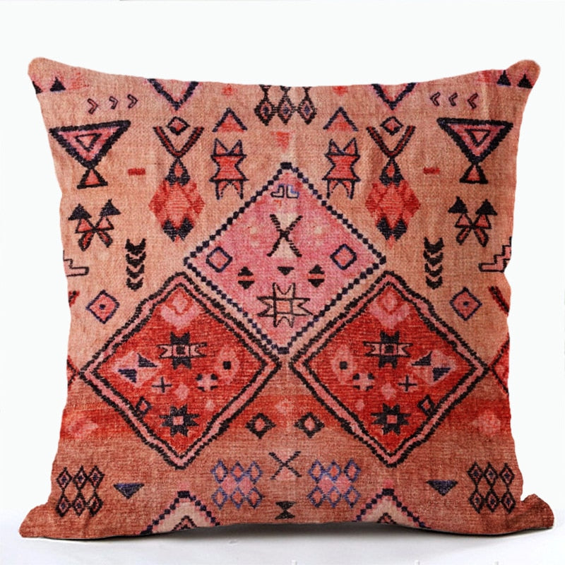 Moorish Style Linen Cushions Case