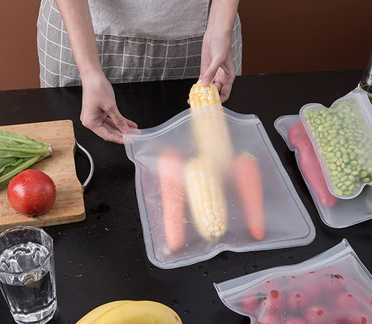 Silicone Food Storage Zip Bag