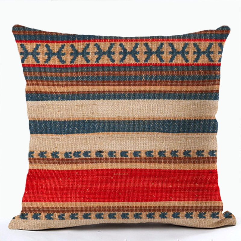 Moorish Style Linen Cushions Case