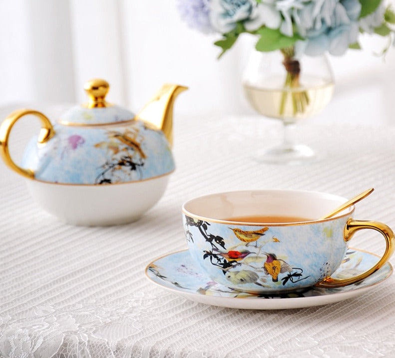 Bird Tea Set - Bone China