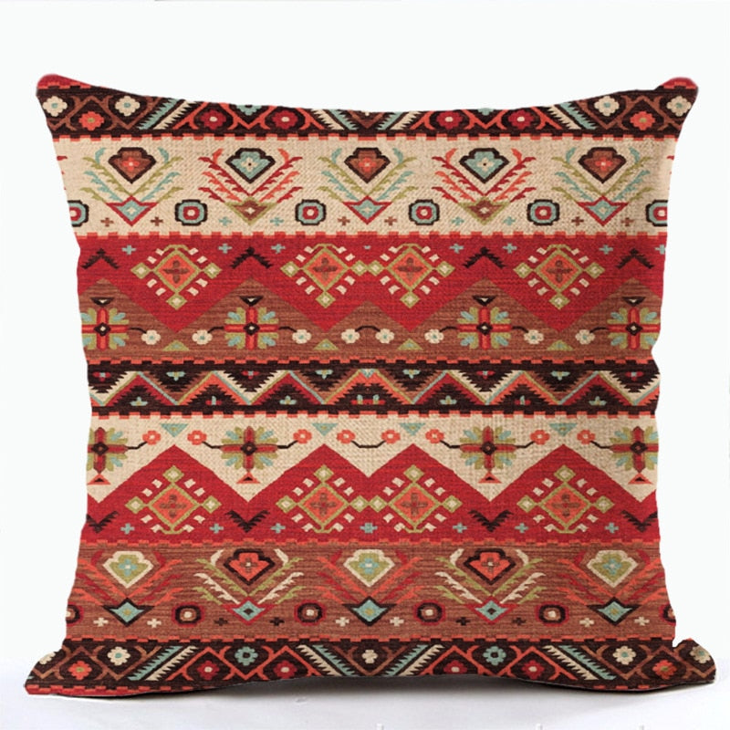 Moorish Style Linen Cushions Case