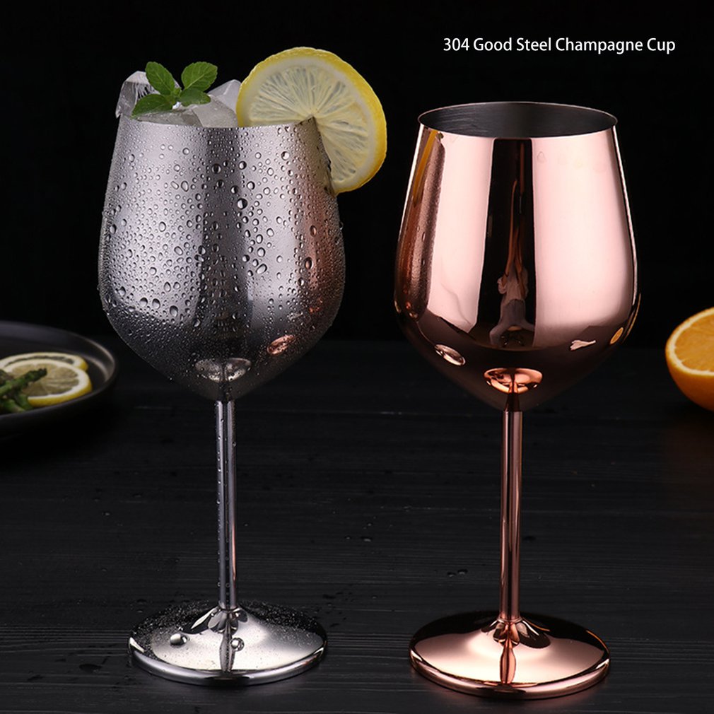 Stainless Steel Cocktail Glass