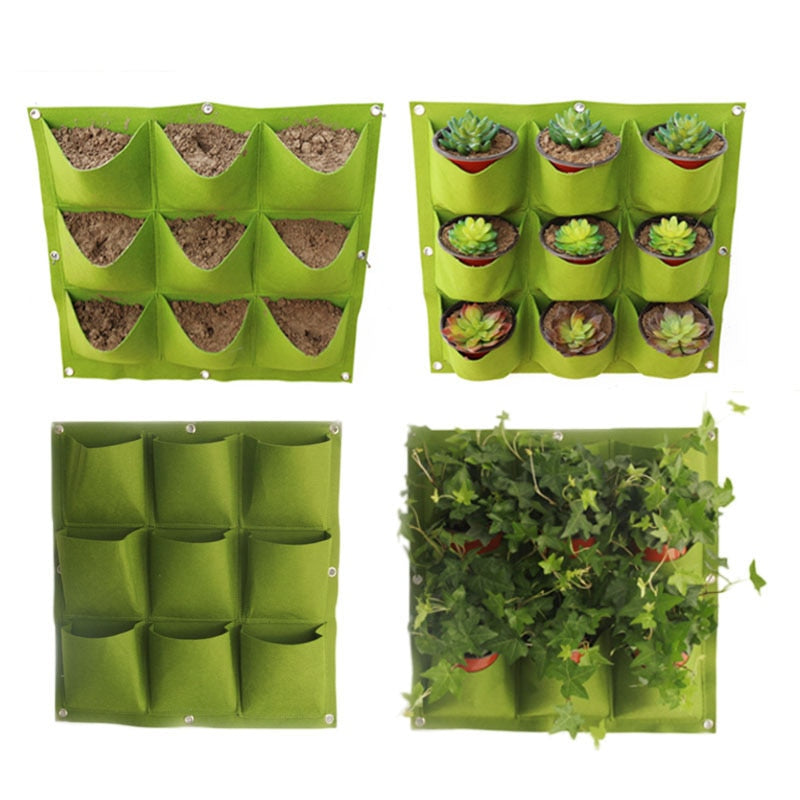 Vertical Multiple Pocket Garden for Indoor/Outdoor Use