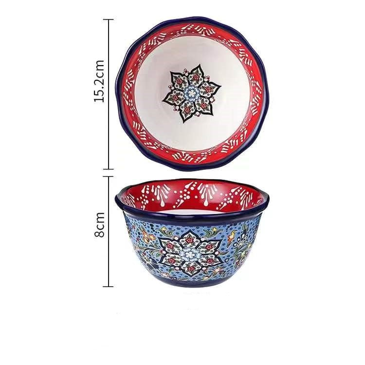 Bohemian Ceramic Bowl Collection