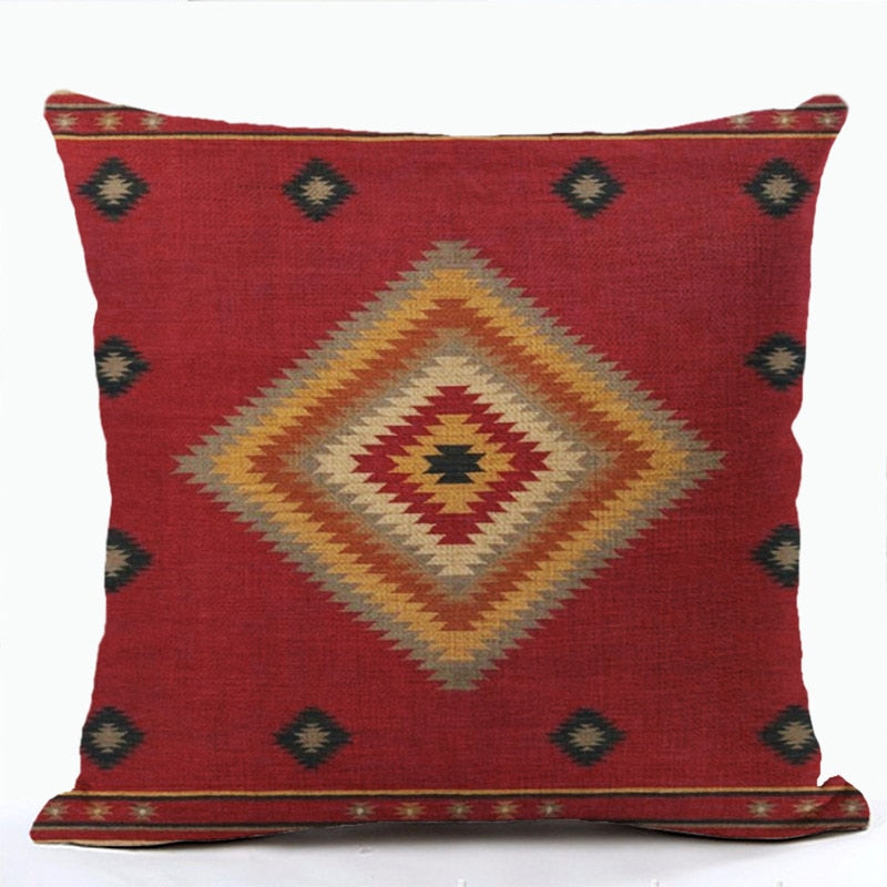 Moorish Style Linen Cushions Case