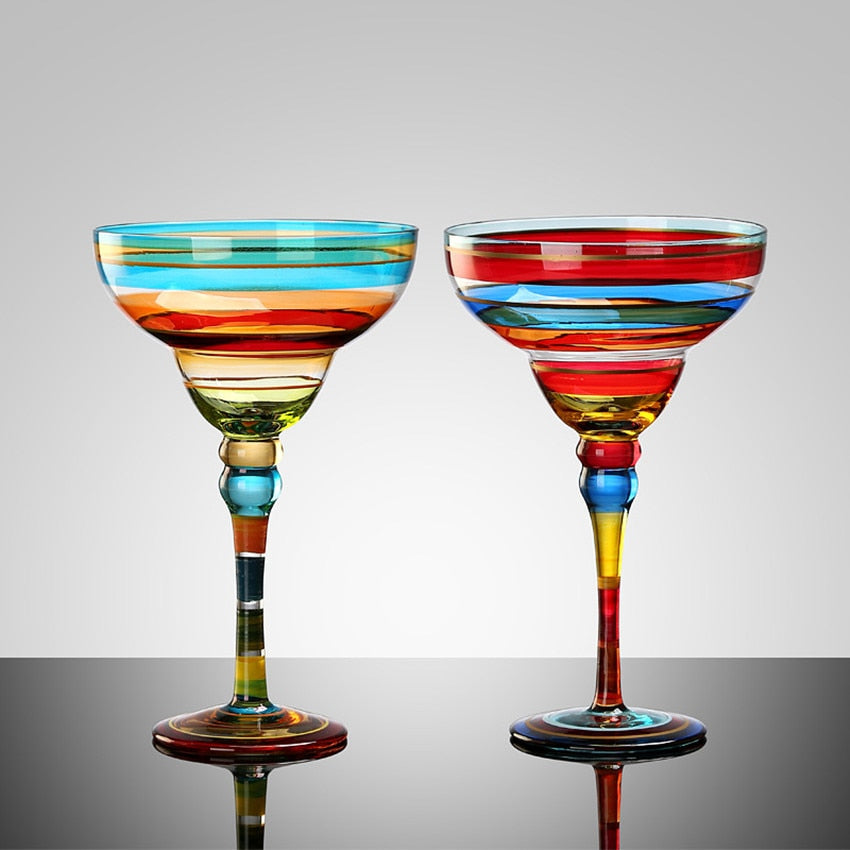 Handmade Festive Cocktail Glasses