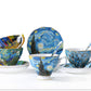 Van Gogh Inspired Tea Cup and Saucer