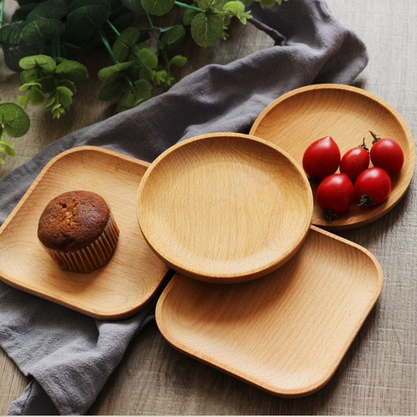 Wood Serving Plate