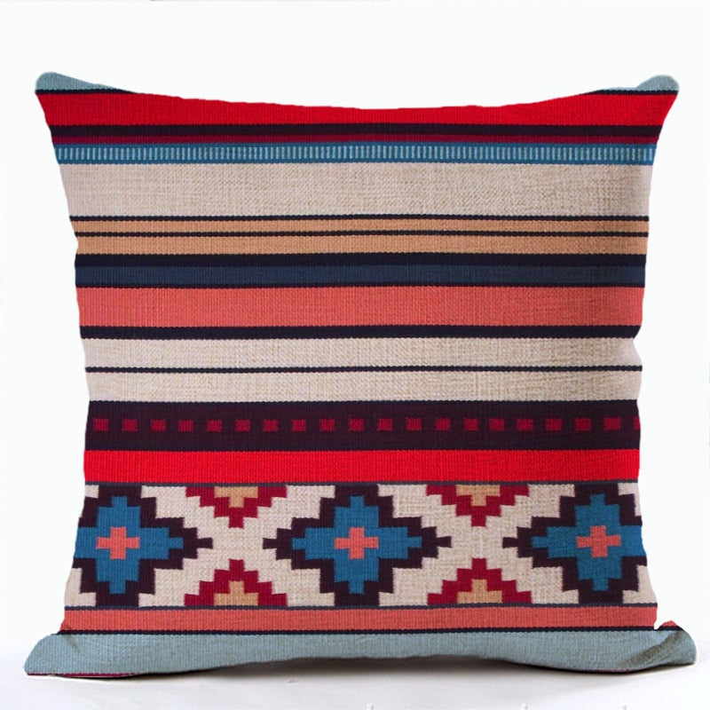 Moorish Style Linen Cushions Case