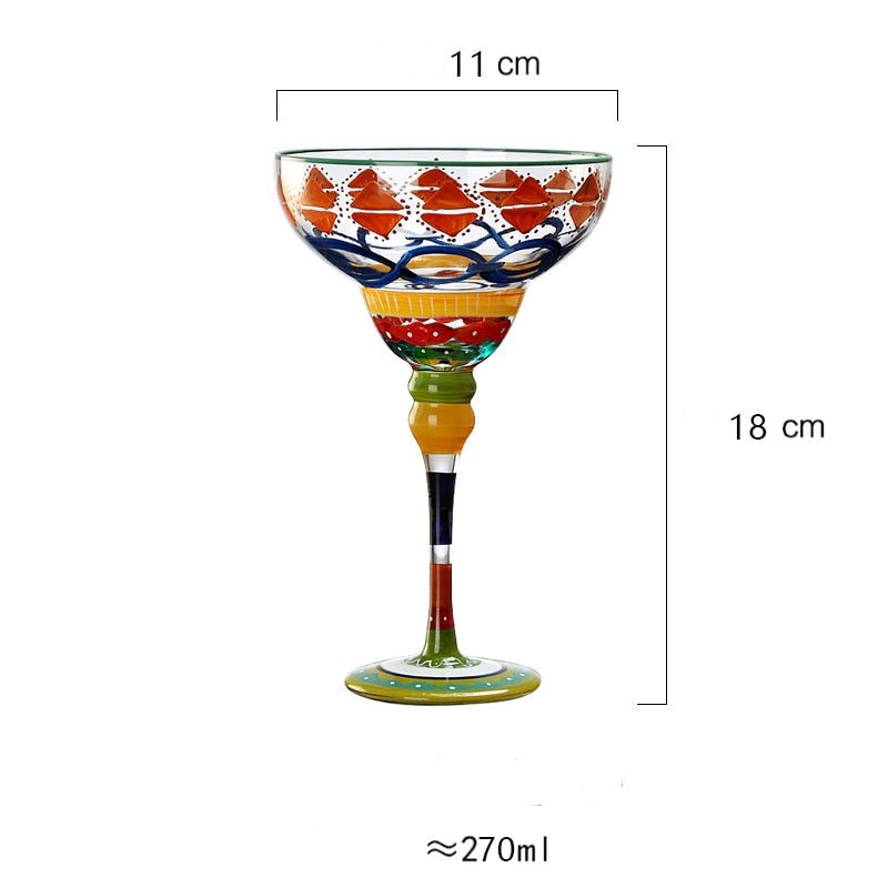 Handmade Festive Cocktail Glasses