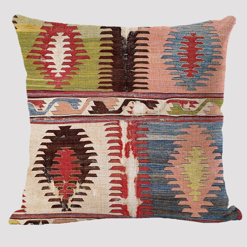 Moorish Style Linen Cushions Case