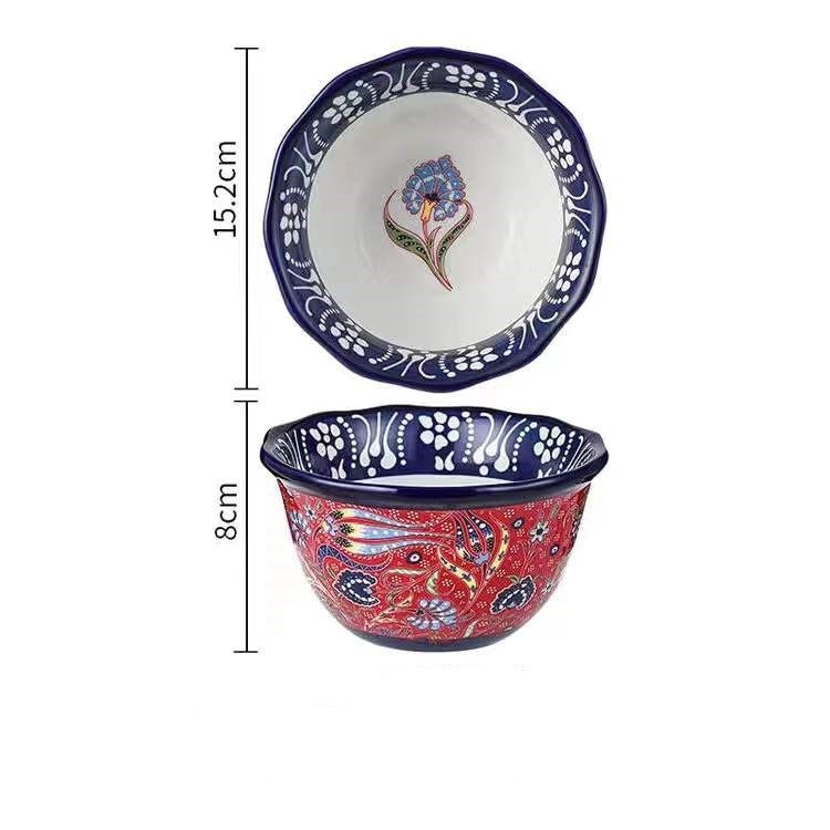 Bohemian Ceramic Bowl Collection