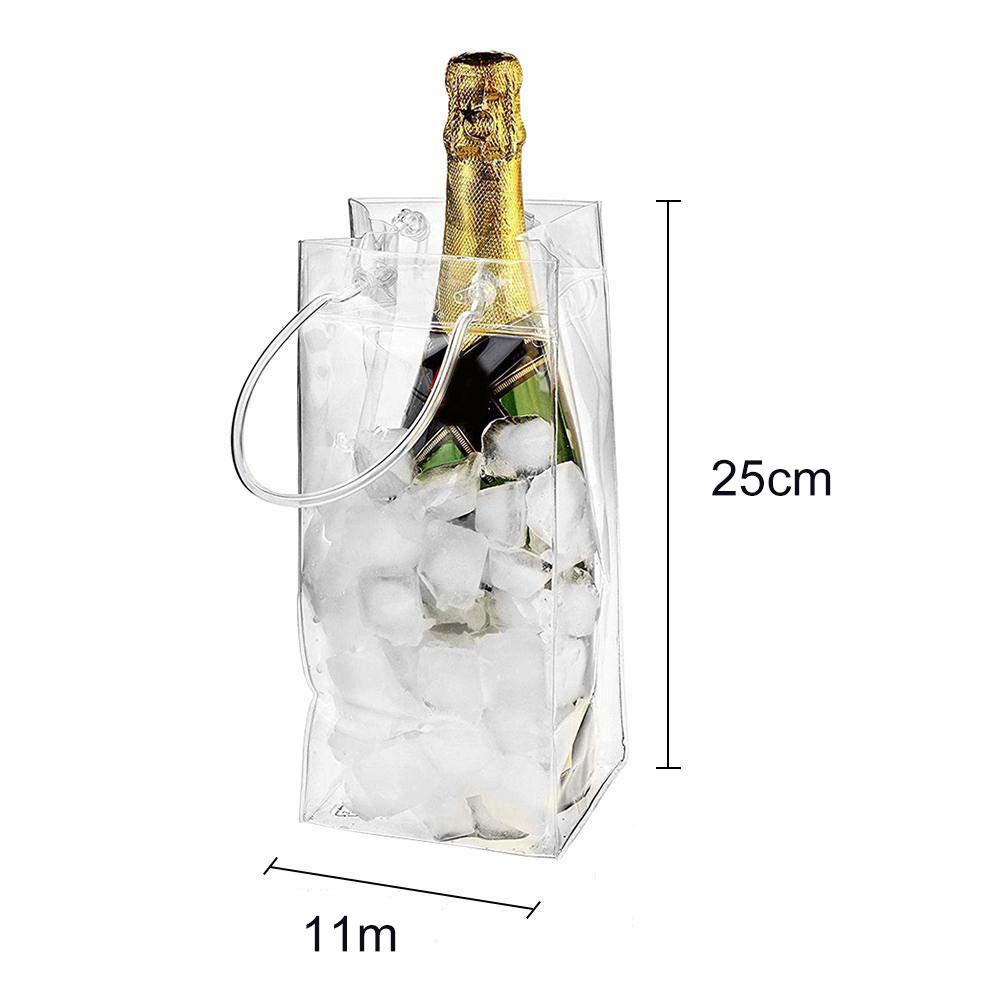 Portable Clear Ice Bottle Cooler