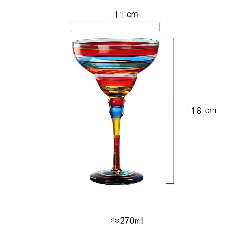 Handmade Festive Cocktail Glasses