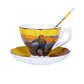Van Gogh Inspired Tea Cup and Saucer