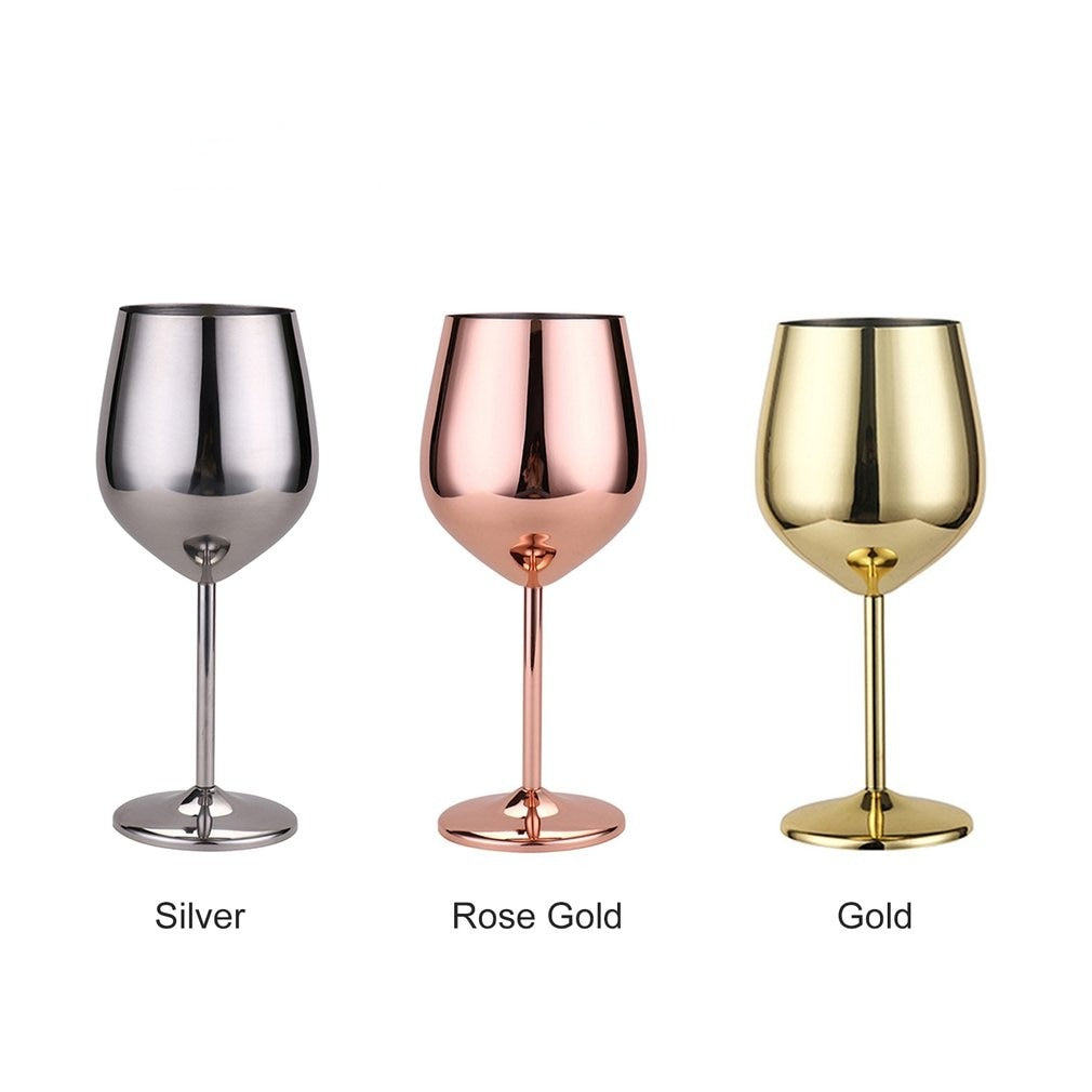 Stainless Steel Cocktail Glass