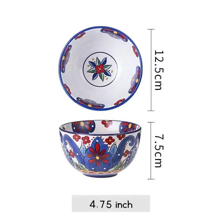 Bohemian Ceramic Bowl Collection